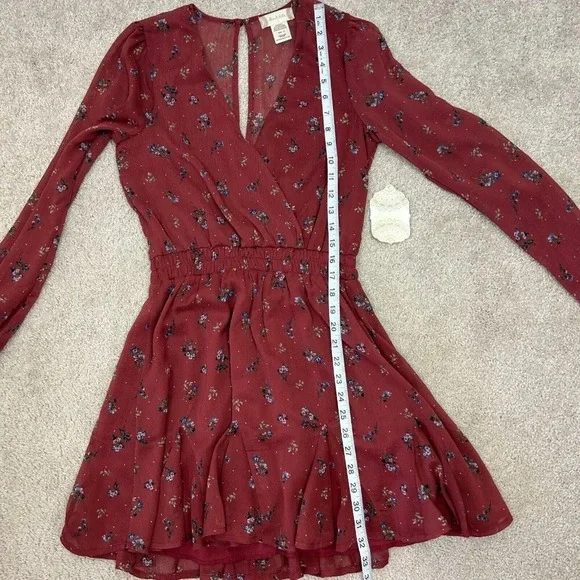 Altar'd State Dress Womens Size Small Floral Long Sleeve Fall Ladies New w Tag - Picture 7 of 11